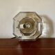 Smoked glass ceiling light ISMOS Italy 1970