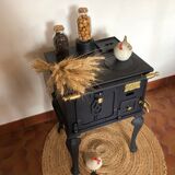 Antique cast iron stove stove