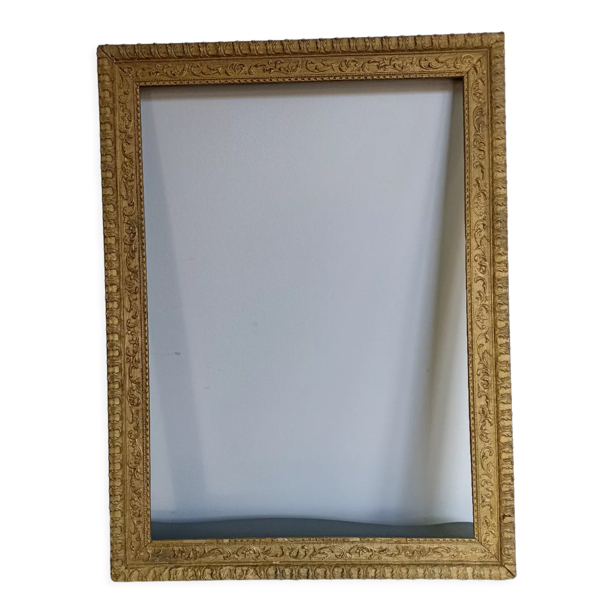 Old gilded wooden frame
