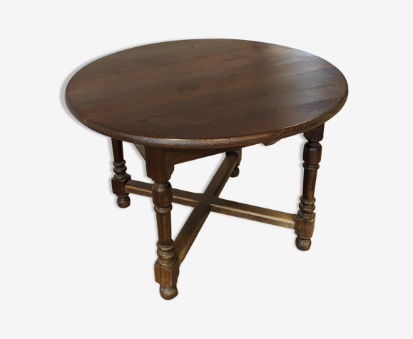 Table ronde en chêne