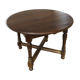 Table ronde en chêne