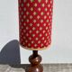 Wooden bedside lamp 1970