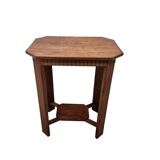 French Art Deco Side Table In Walnut, 1920/30s