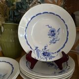 Lot de 6 assiettes creuses St Amand