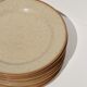 8 plates in speckled Tulowice sandstone