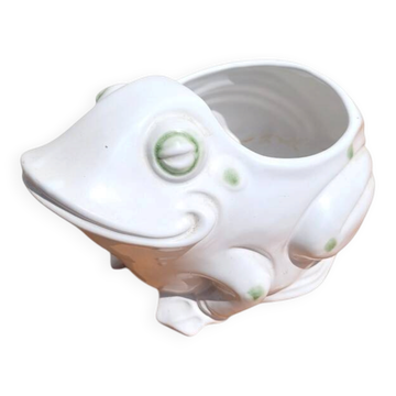 Ceramic frog cache-pot Italy