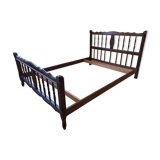 Solid wood Provençal bed 140 x 190