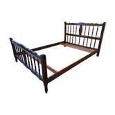 Solid wood Provençal bed 140 x 190