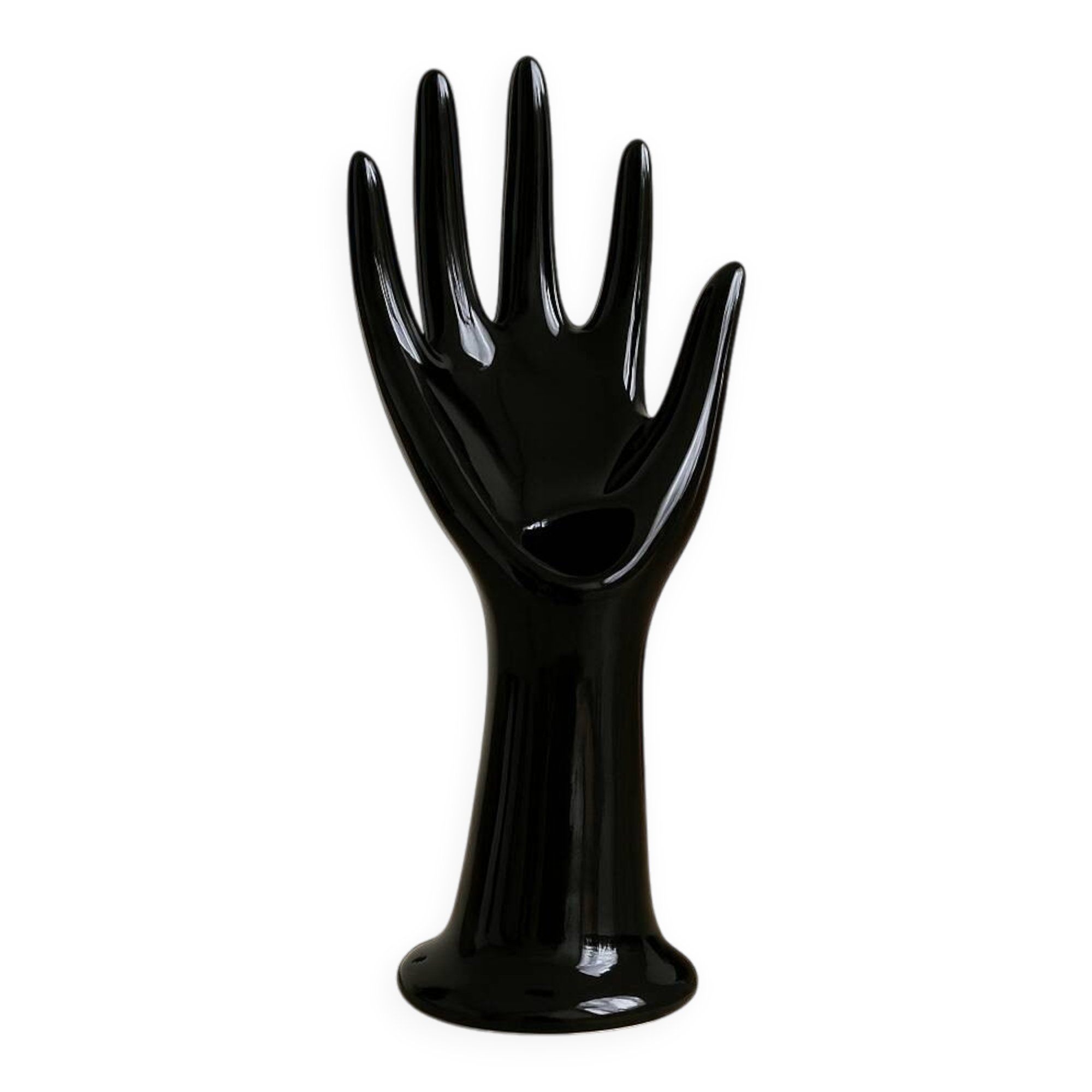 Ceramic hand-shaped soliflore