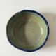 Glazed ceramic bowl/trinket dish, signed