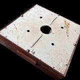 Ceiling or wall light in teak and perpex
