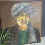 Tableau Orientaliste Portrait Huile Sur Toile