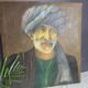Orientalist Painting Portrait Oil On Canvas