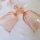 11 Arcoroc Rosaline stemmed glasses in pink glass 2106182