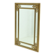 Large Decorative Gold Plated Mirror by Deknudt Belgium 1980s