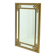 Large Decorative Gold Plated Mirror by Deknudt Belgium 1980s