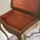 GAME TABLE STYLE LOUIS XV WOOD CARVED CIRCA 1900 GREEN CARPET 2 COMPARTMENTS