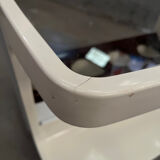 Side table on casters