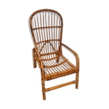 Rotin bamboo armchair