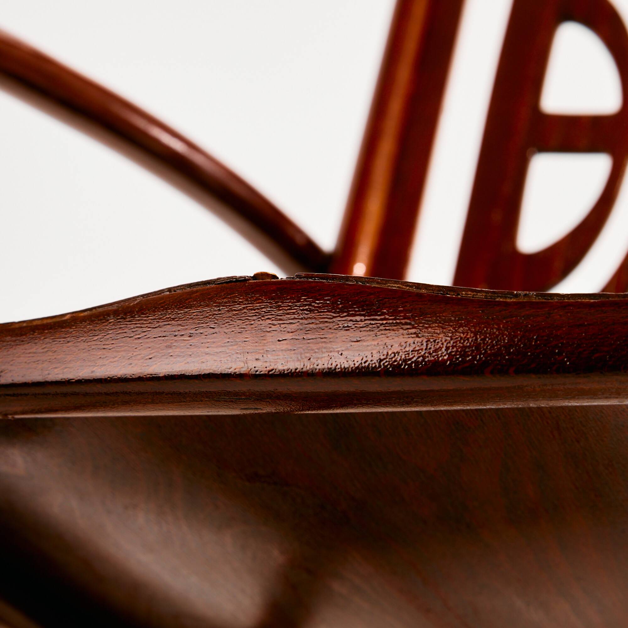 MK8961 Restored beech rocking chair by Gustav Siegel for Jacob & Josef Kohn