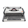 Revised vintage white luxury olympia traveller typewriter