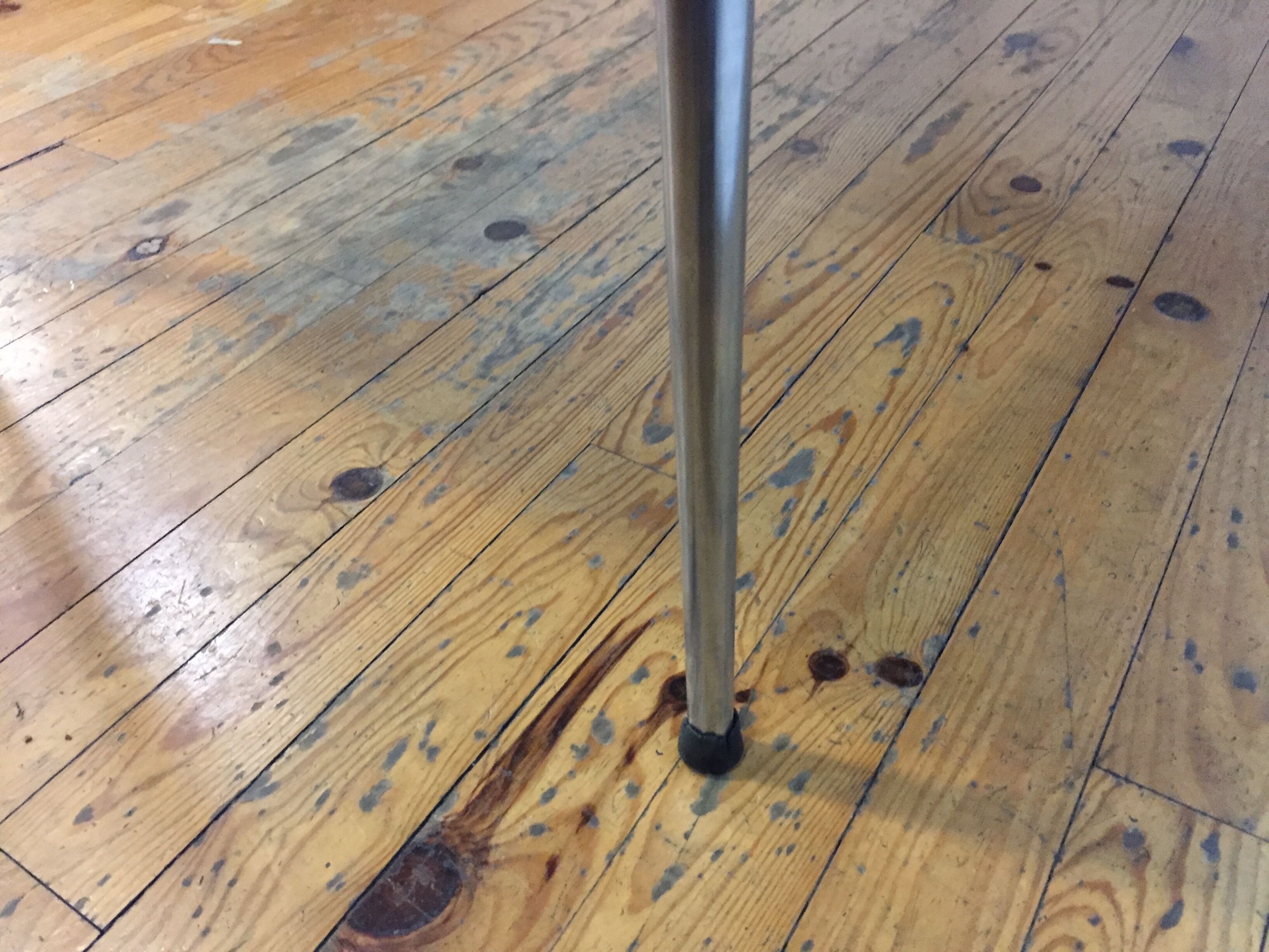 Blue formica table