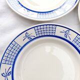4 assiettes à dessert Gien