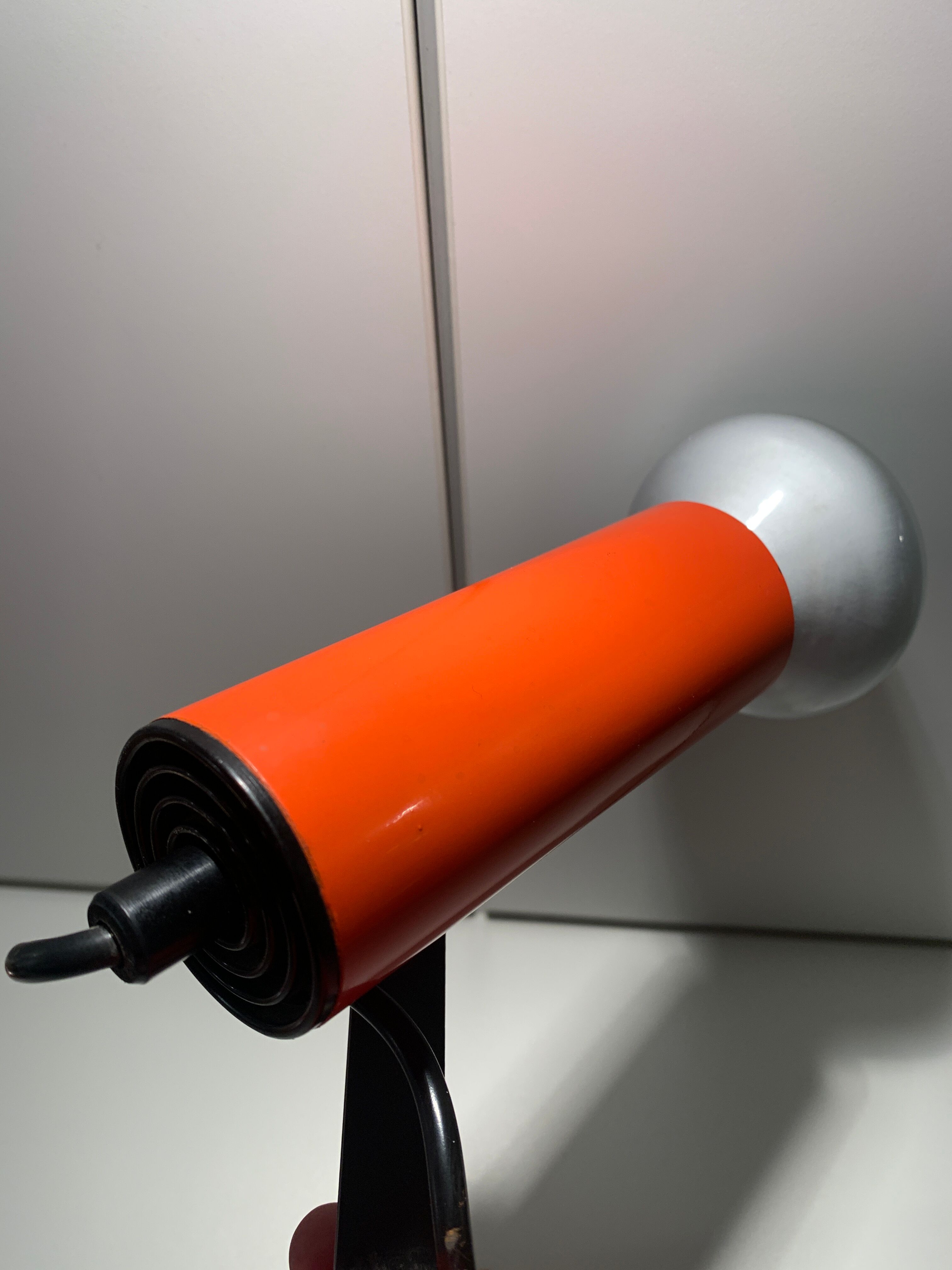 Wall lamp orange Targetti 70s
