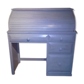 Cylinder desk with curtain