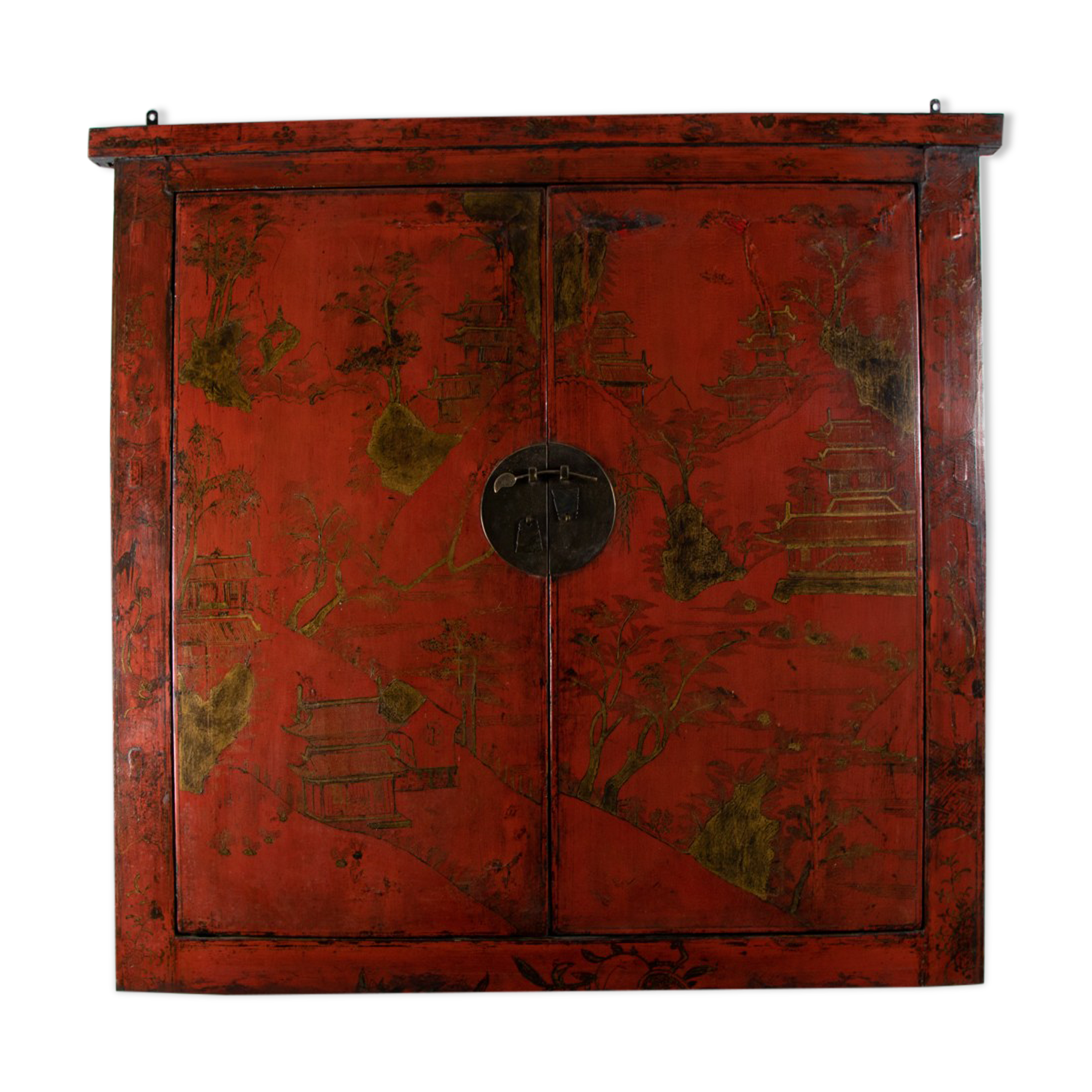 Chinese painted doors and framing