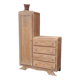 Asymmetrical cabinet