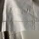 Pair of reserve linen thread pillowcases embroidered with river days without monogram