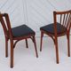 Pair of Baumann bistro chairs no. 12