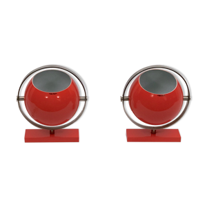 3 lampes de table globe