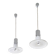 Pair of Murano Glass Pendants attr. to Alessandro Pianon for Vistosi