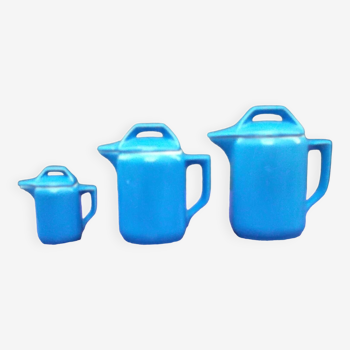 Serie de trois pots ceramique de st uze