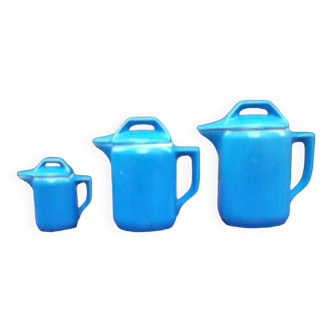 Series of three ceramic pots from st uze