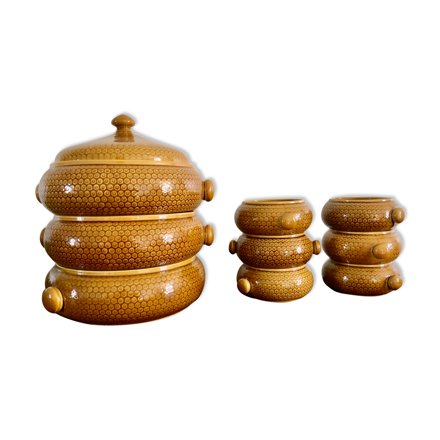 Gien ceramic couscous set