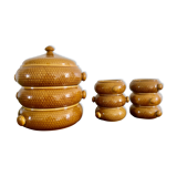 Gien ceramic couscous set