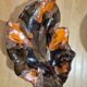 Large "Feuille" dish Vallauris Vintage 1963 - Glazed ceramic 42cm