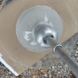 Holophane art deco glass pendant light