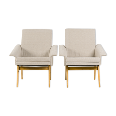 Set of 2 armchairs by Miroslav Navratil for Jitona, 1960s