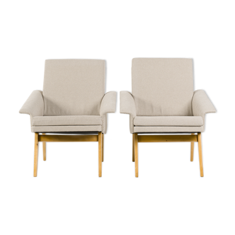 Set of 2 armchairs by Miroslav Navratil for Jitona, 1960s