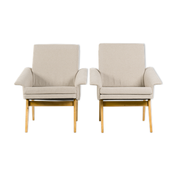 Set of 2 armchairs by Miroslav Navratil for Jitona, 1960s