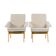 Set of 2 armchairs by Miroslav Navratil for Jitona, 1960s