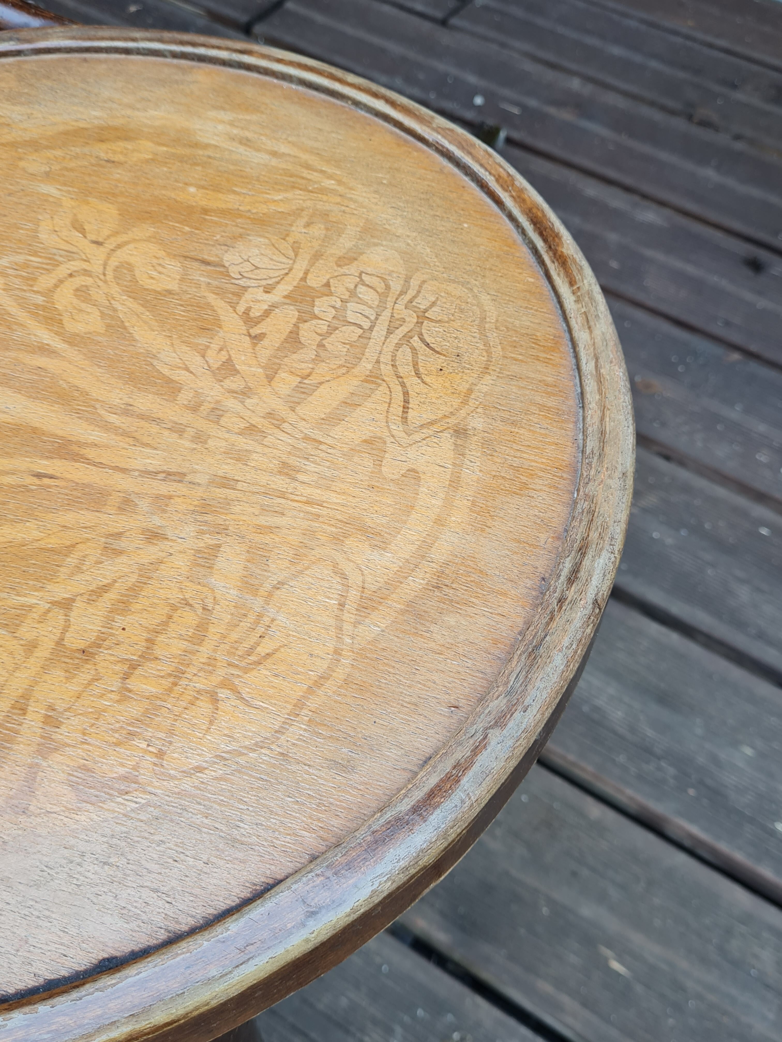 4 bistro chairs from the 30s art nouveau