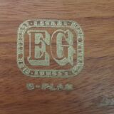 Compass foot dressing table from the 50s