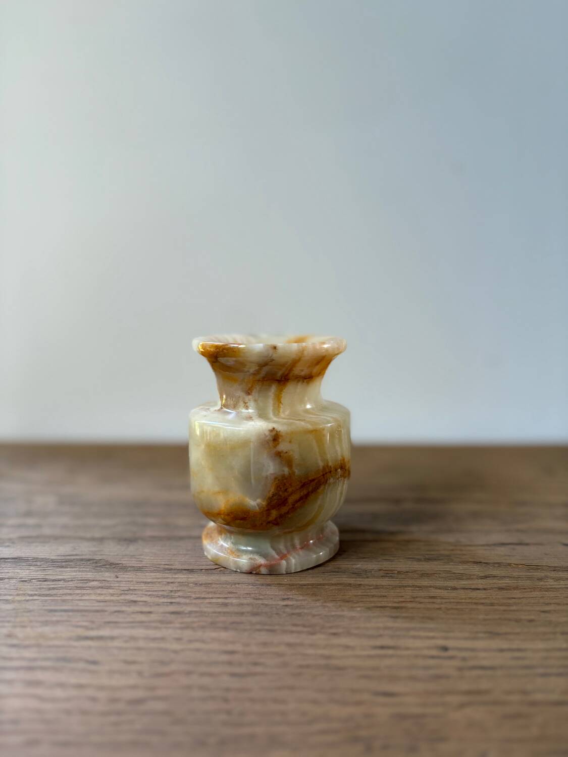 Vase en onyx vintage