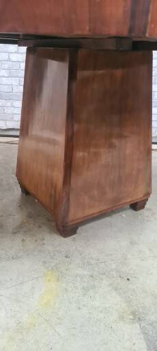 art deco table original veneer h70x126x110 possibility of putting a ra