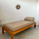 Wooden sofa design Regain France vintage 60s